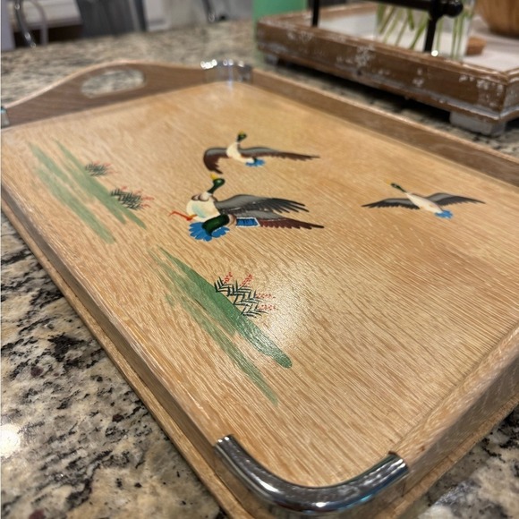 Vintage 1960s, JetLine Japan Hand Painted Tray - Picture 2 of 5